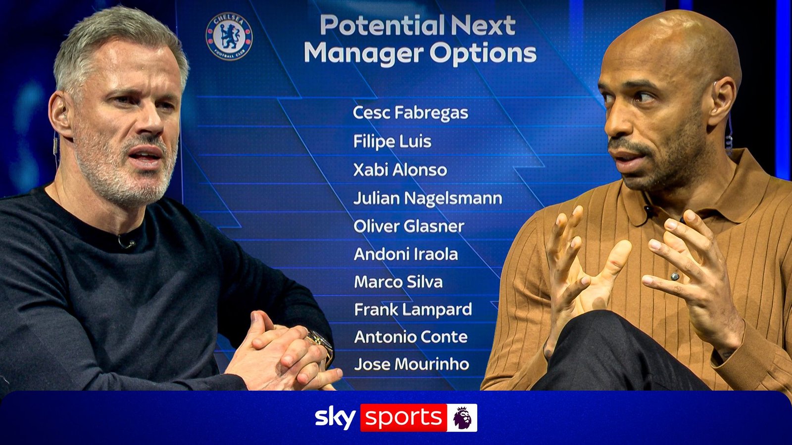 Carragher and Henry Analyze Chelsea's Managerial Prospects
