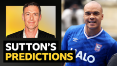 Chris Sutton Faces Off Against Boxer Fabio Wardley in Predictions Showdown