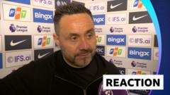 De Zerbi Remains Positive Despite Chelsea Setback for Spurs