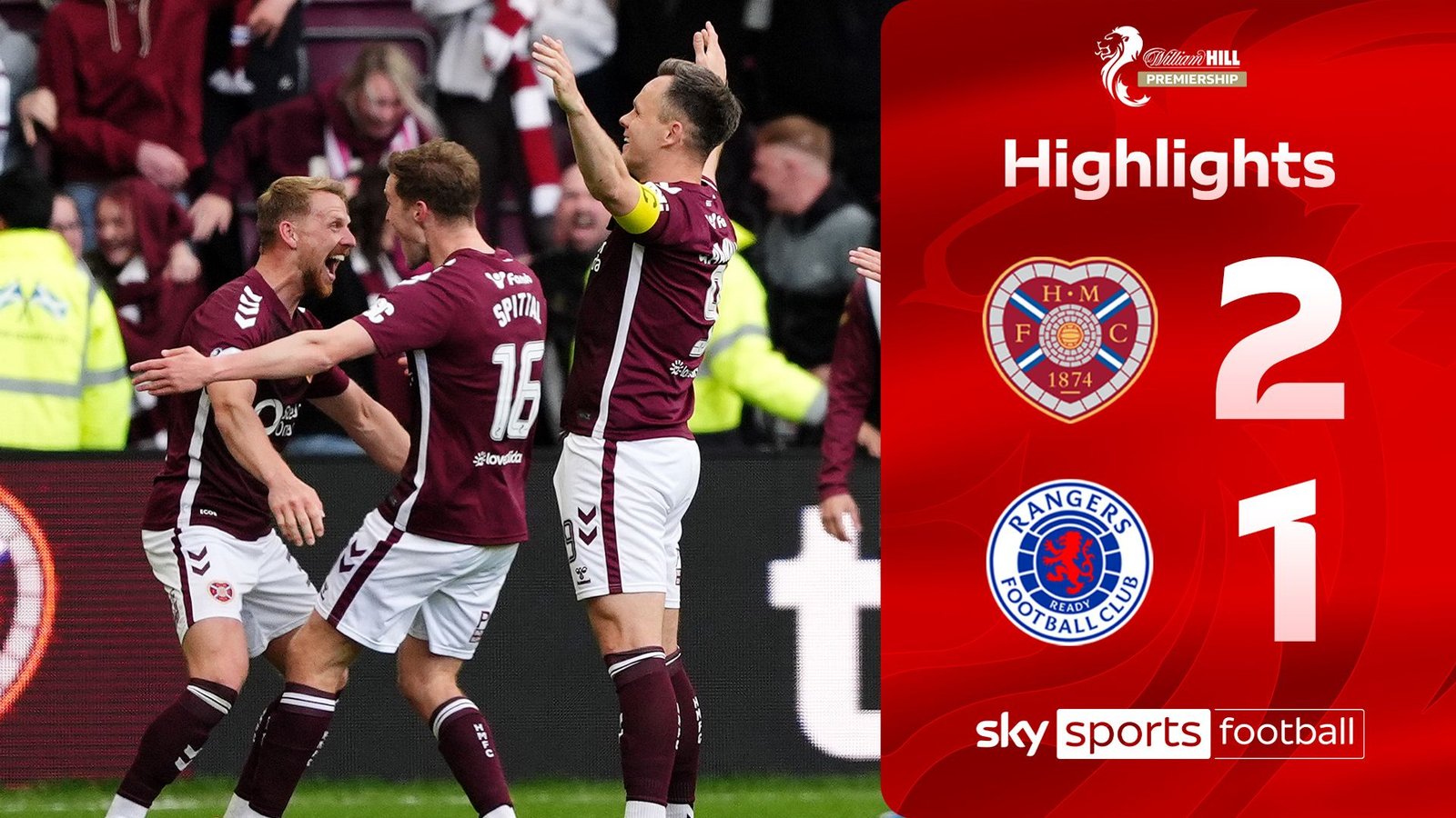 Hearts Secure Key Victory Against Rangers in Premiership Race