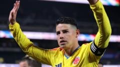 James Rodriguez Makes Colombia's World Cup Squad Despite Health Concerns