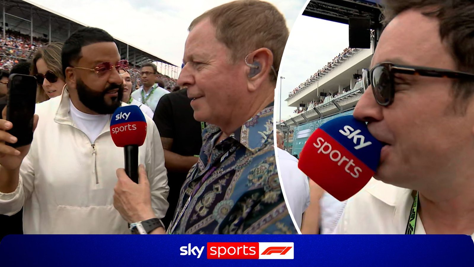 Jimmy Fallon Surprises Fans on Miami Grid Walk with Brundle