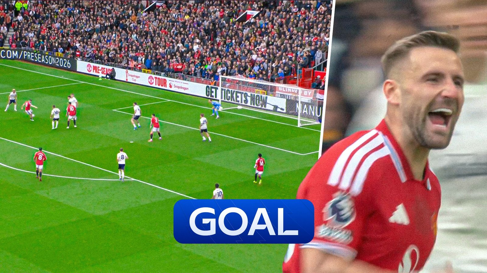 Luke Shaw's Brilliant Half-Volley Puts Man Utd Ahead Early