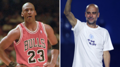 Michael Jordan Among Stars Honoring Guardiola at Farewell Event