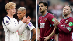 Spurs and West Ham Face High-Stakes Relegation Battle