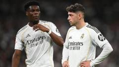 Valverde Suffers Head Injury in Dressing Room Incident with Tchouameni