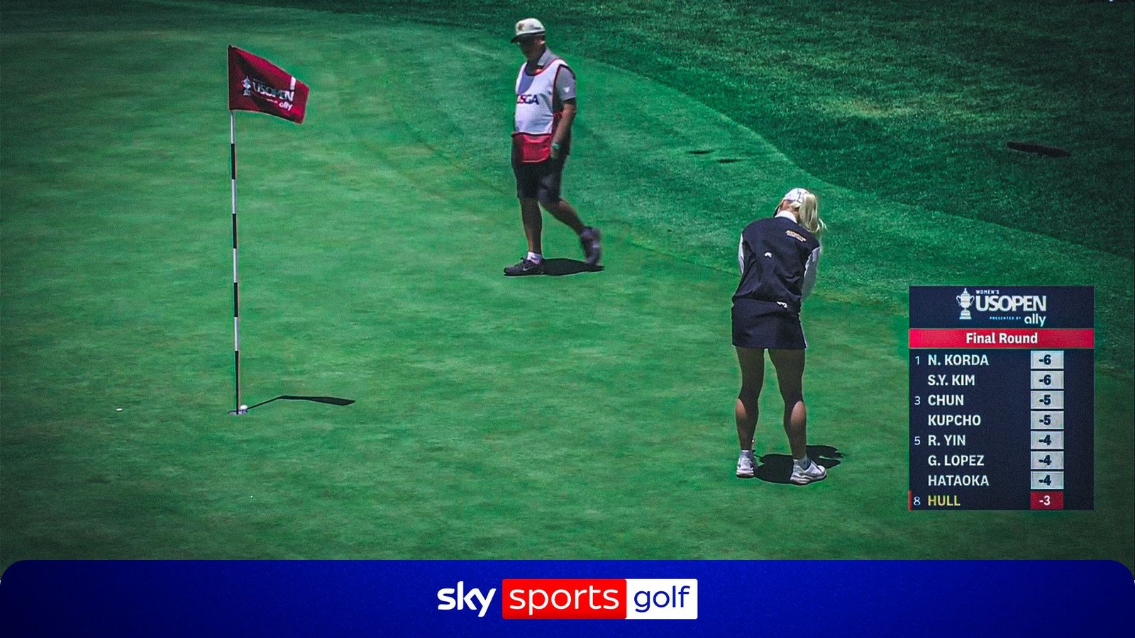 Charley Hull Opens Final Day with Stunning Eagle at US Women's Open