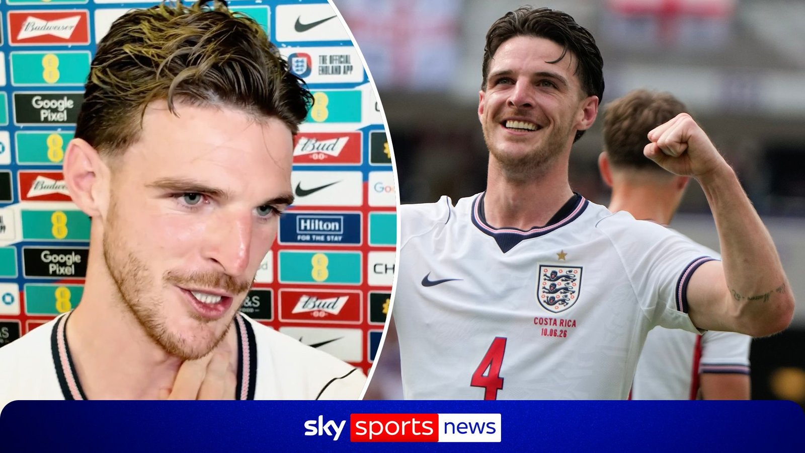 Declan Rice Eager for World Cup After Arsenal's Premier League Triumph