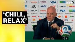 FIFA President Infantino Faces Questions on World Cup Issues