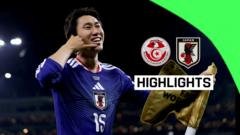 Japan Dominates Tunisia in Renard's Debut; World Cup Dreams End