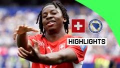 Manzambi Shines with Two Goals in Switzerland's Victory Over Bosnia