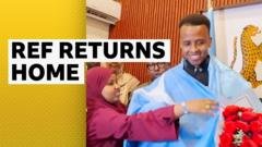 Referee Omar Artan Returns to Somalia After Visa Denial