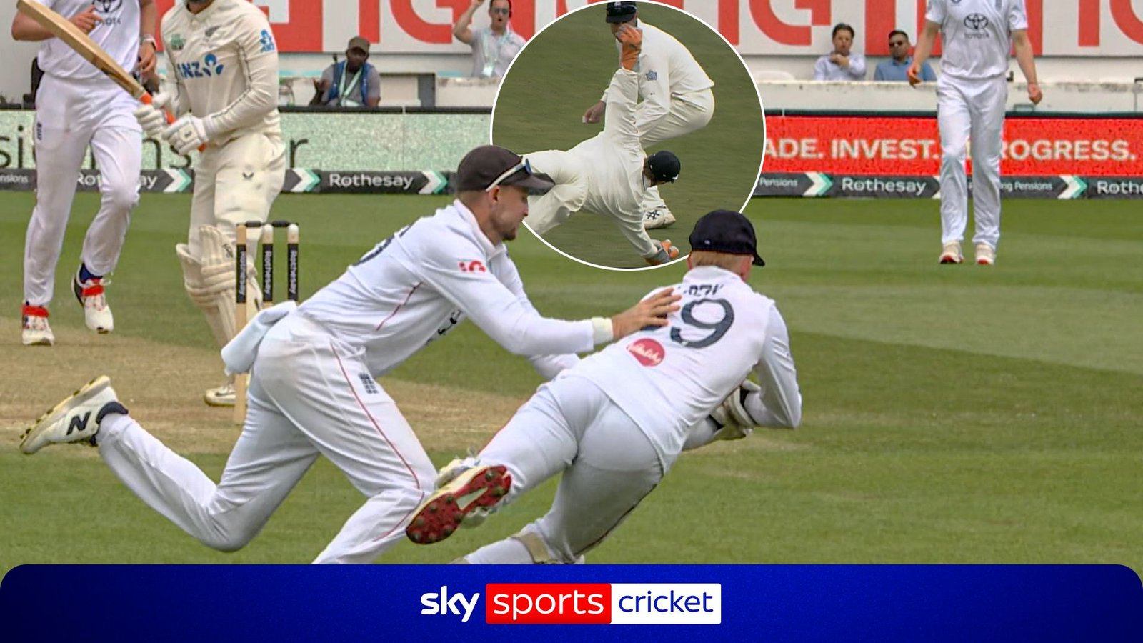 Rew Channels Geraint Jones with Stunning Catch Recreation