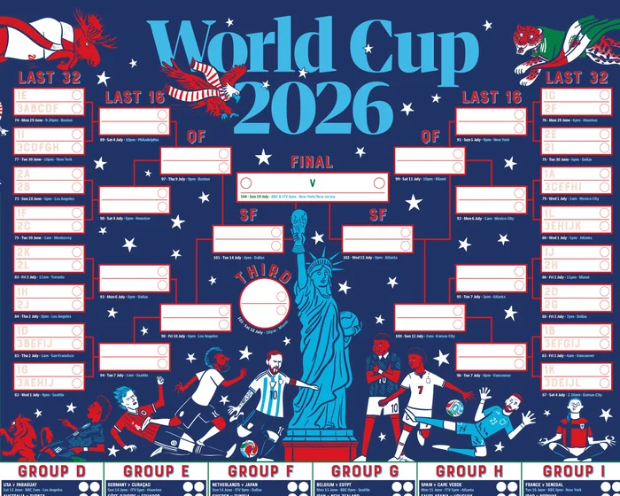 Track the 2026 World Cup with Our Printable Wallchart